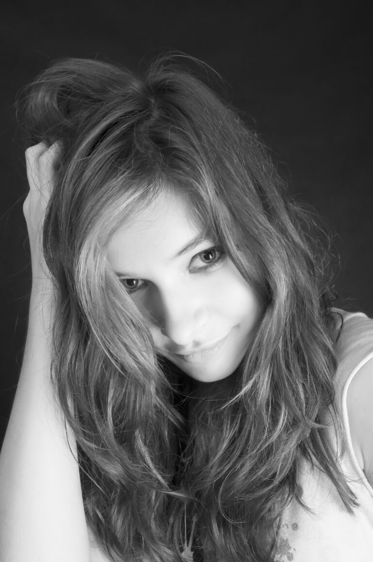 Portrait of a teenager girl.